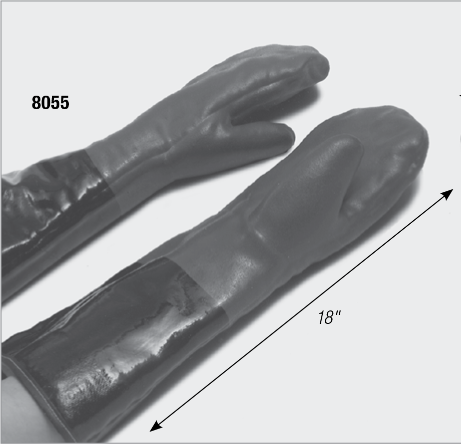 Broiler Mittens. 18 inch Long
