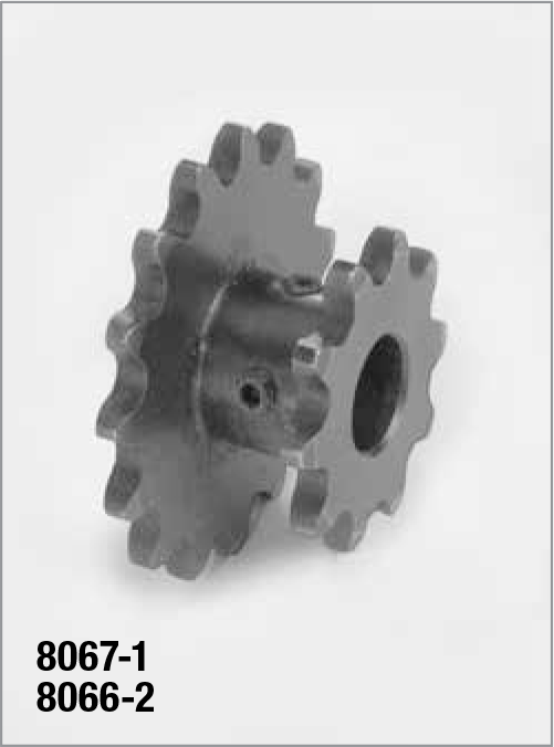 Combination Sprocket. 10-15 Teeth. 58 inch Bore