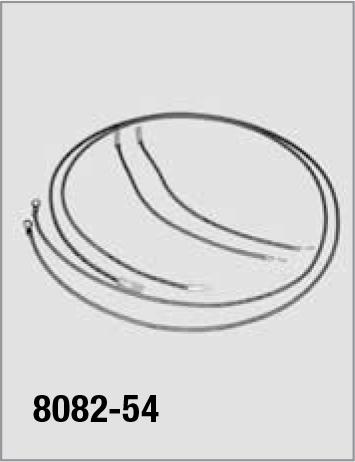 Wire Set for Bun Platens. Two 10 inch & 42 inch wires with Terminals.