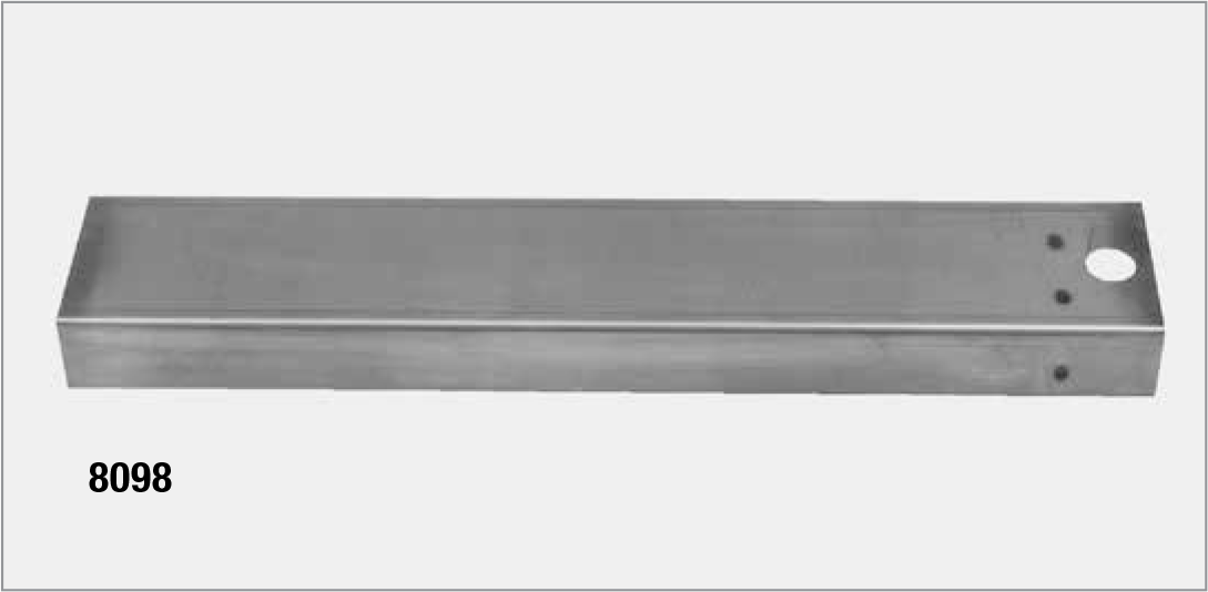 Upper Burner Front Reflector w