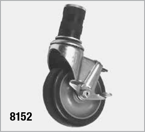 5  inch  Caster w Side Lock Brake