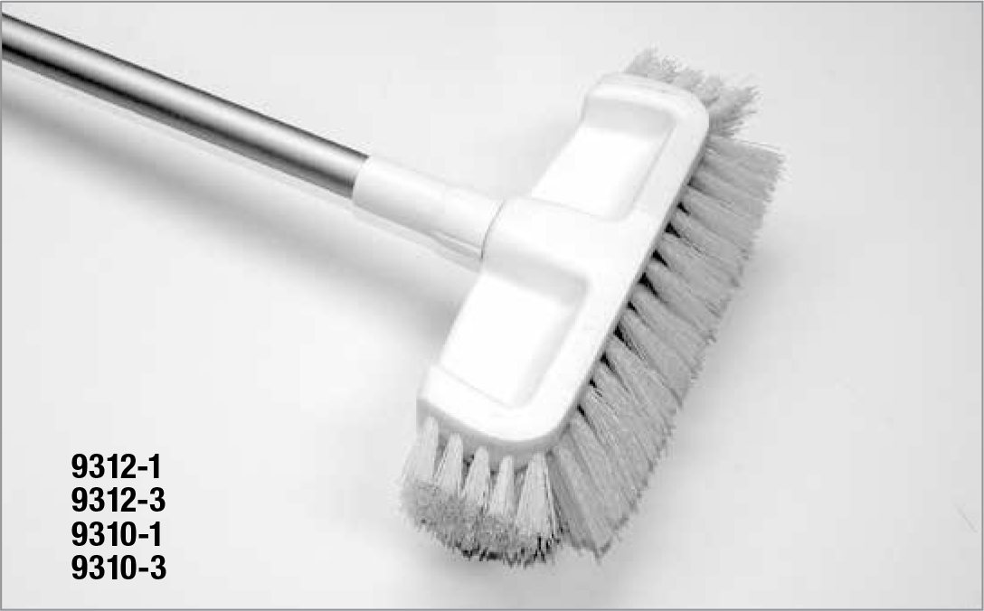 Blue Dual Surface Deck Brush without Handle