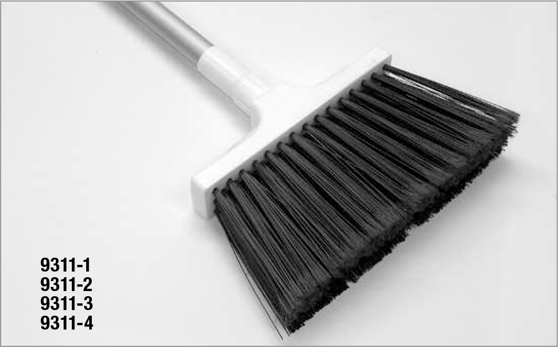 Blue Broom with Handle.