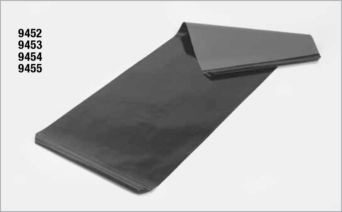 Black Teflon Sheet 10-pack for