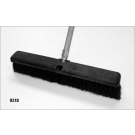 18 inch Push Broom with Wood Hand